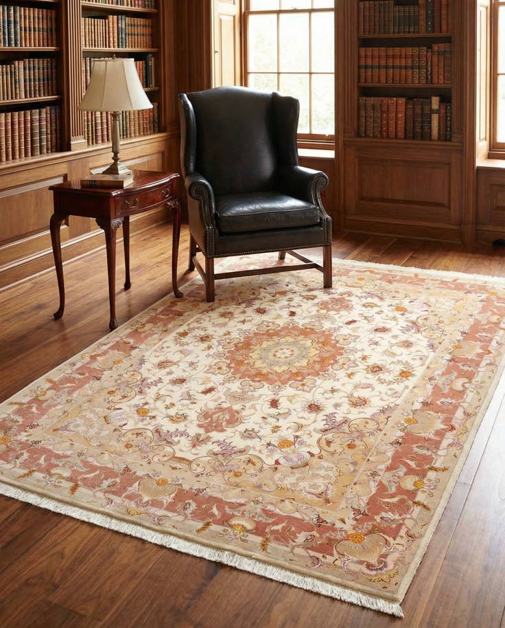 Detail image of 5' x 6' 4 Tabriz Rug