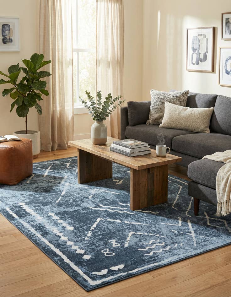 Detail image of 7' 10 x 10' Kamala Washable Rug