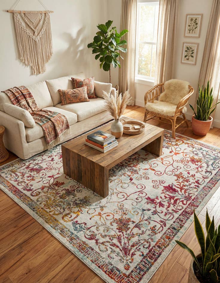 Detail image of 10' x 10' Madeline Square Rug