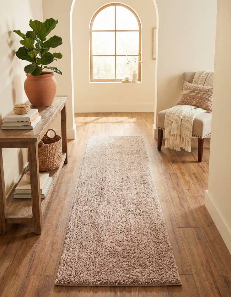 Detail image of 2' x 8' Jill Zarin Shaggy Chic Runner Rug