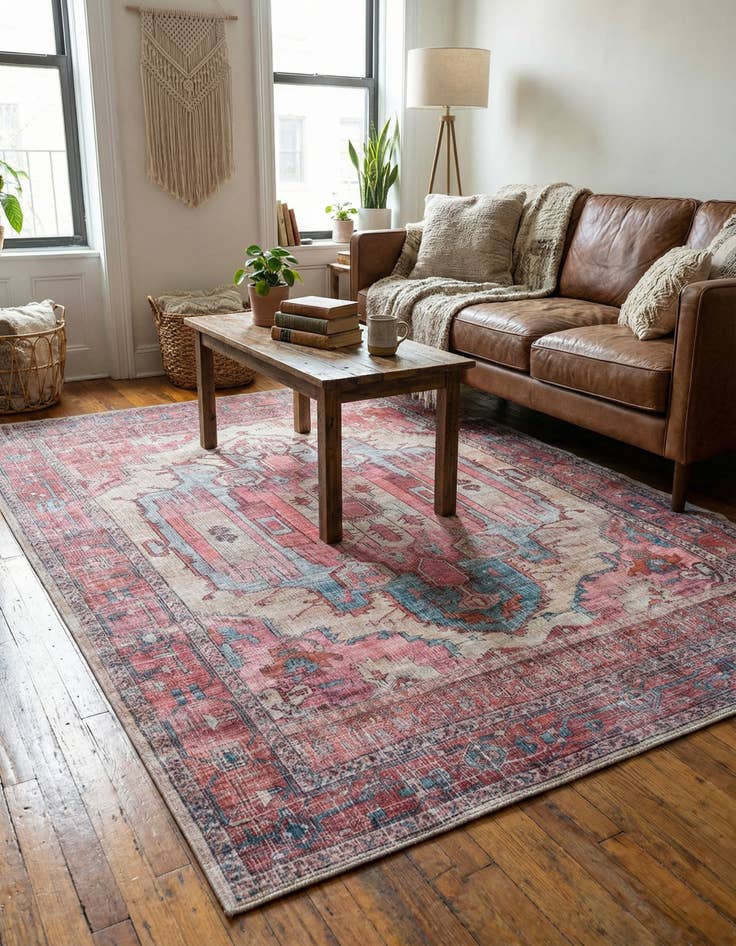 Detail image of 7' 3 x 10' Washable Maahru Rug