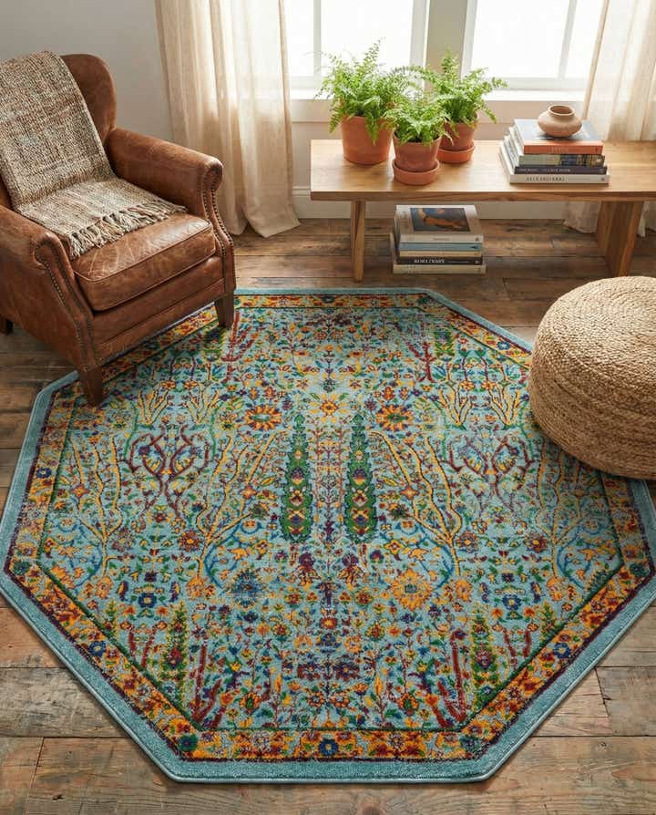 5' 3 x 5' 3 Calypso Octagon Rug