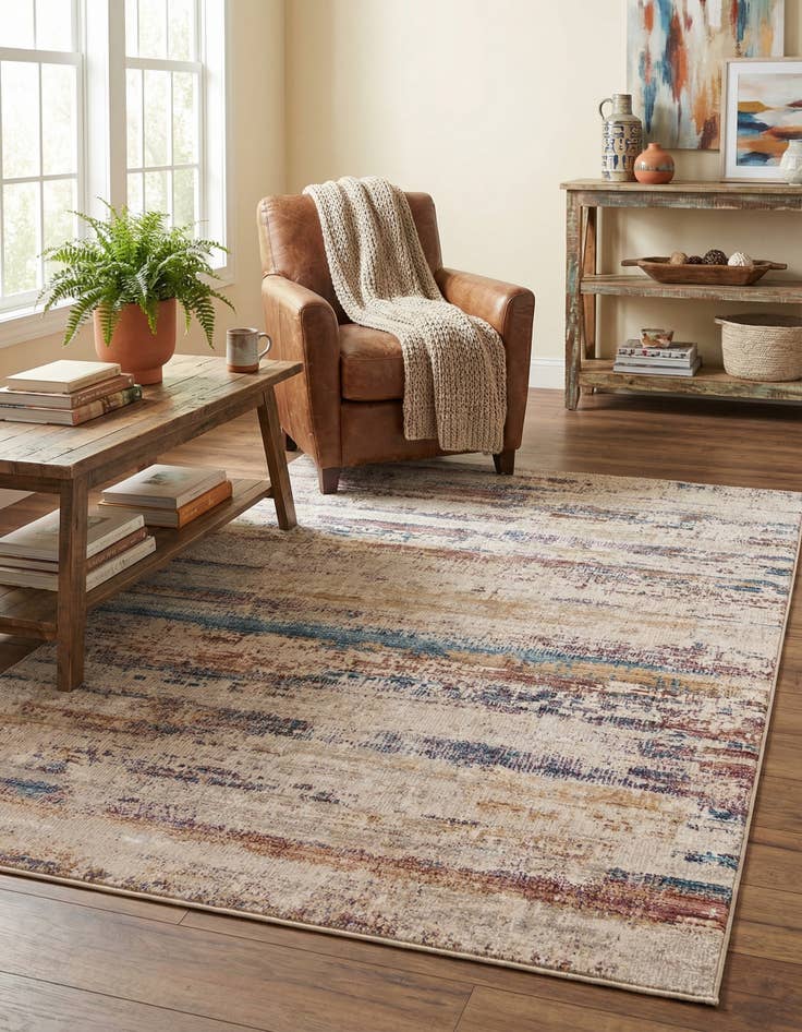 Detail image of  5' 3 x 7' 9 Deepa Rug