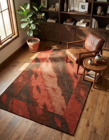 4' x 5' 10 Hand Knotted Nepal Wool Rug