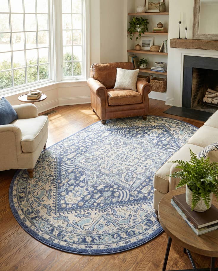 Detail image of 5' x 8' Whitney Oval Rug