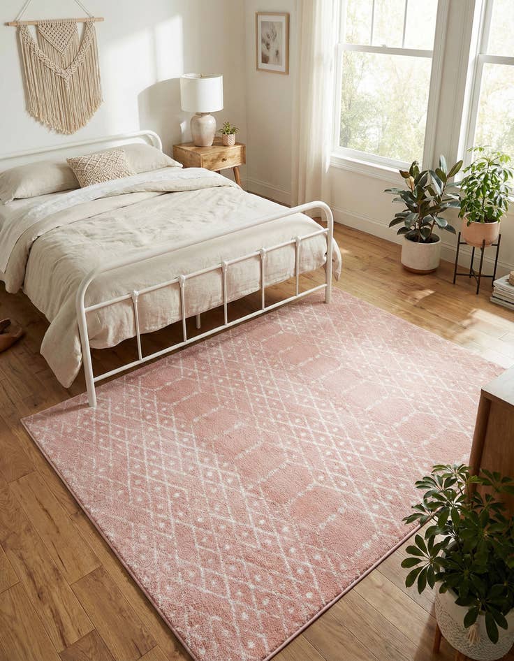 Detail image of 5' 3 x 8' Paxon Trellis Rug