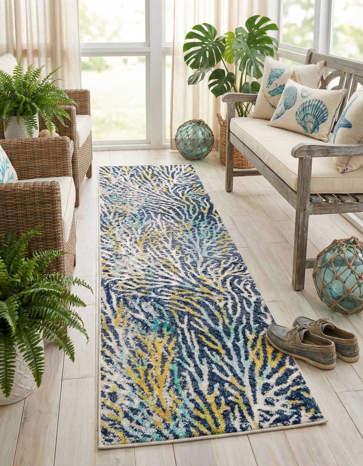 Detail image of 2' x 8' Ariel Runner Rug