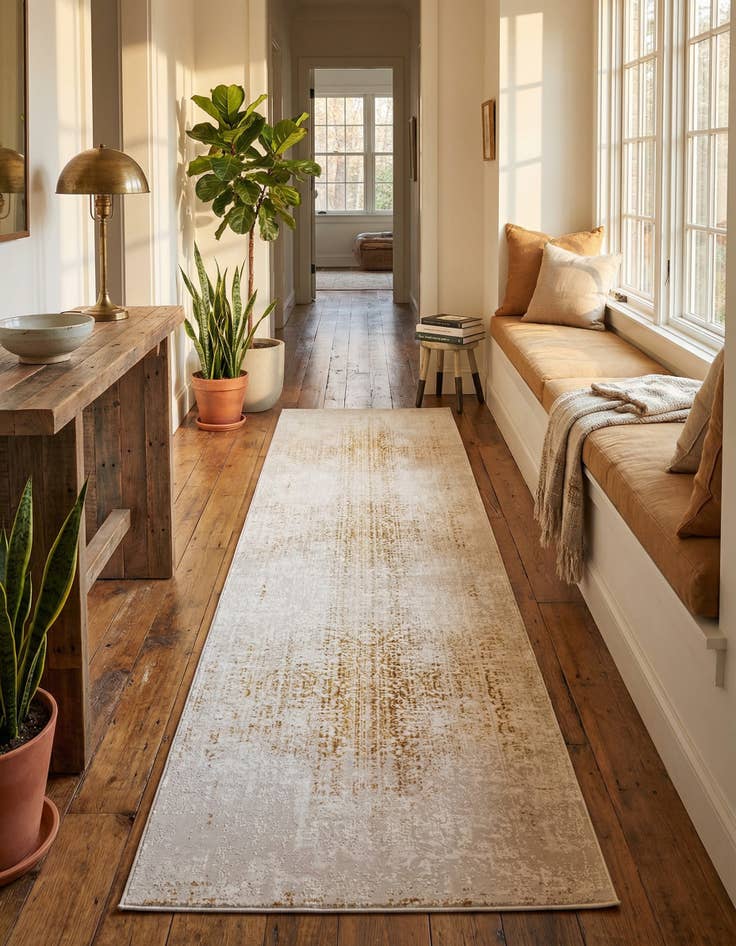 Detail image of 2' 6 x 12' Deepa Runner Rug