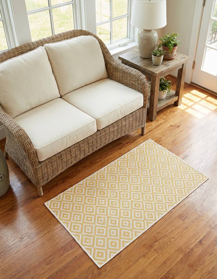 Detail image of 3' x 5' 3  Washable Jill Zarin Costa Rica Indoor / Outdoor Rug