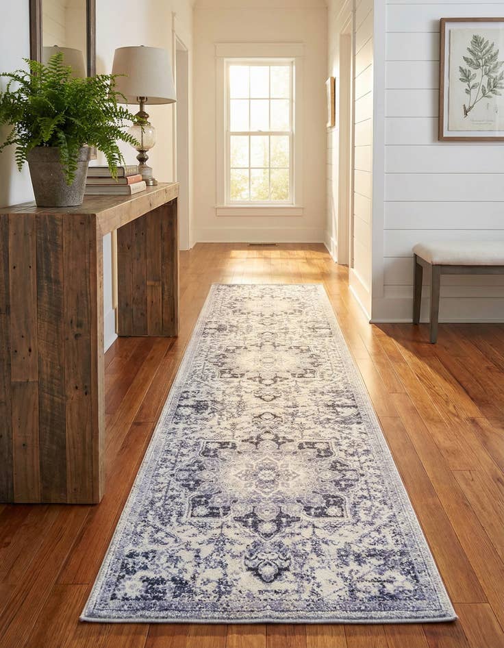 Detail image of 2' x 13' Washable Francesca Runner Rug