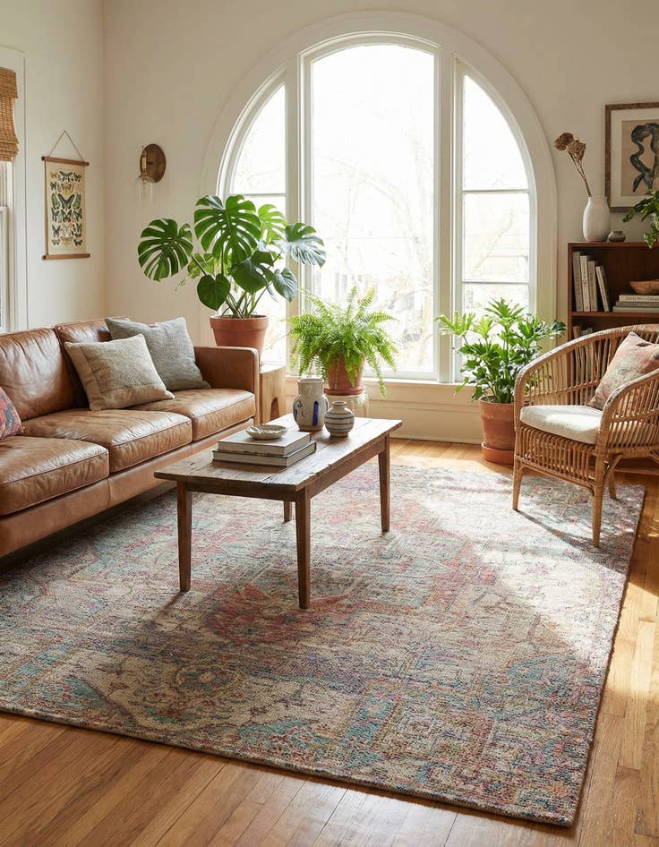 Detail image of 7' 10 x 10' Chenille Jute Rug