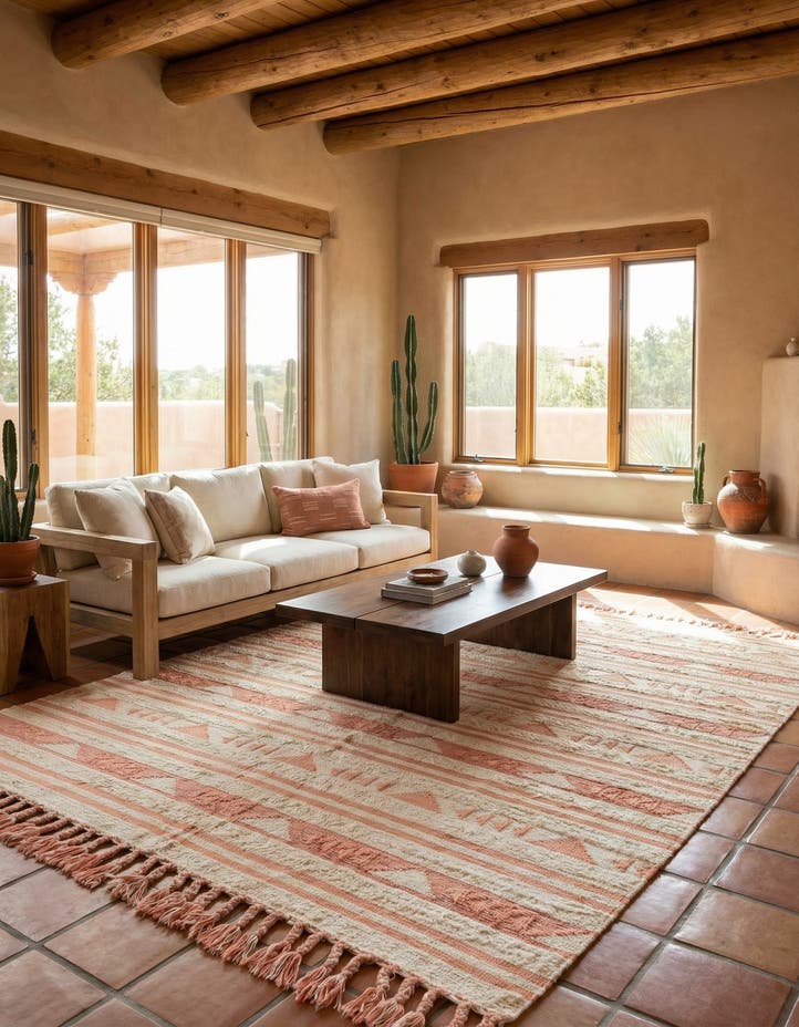 8' x 11' Hand Woven Arizona Wool Rug