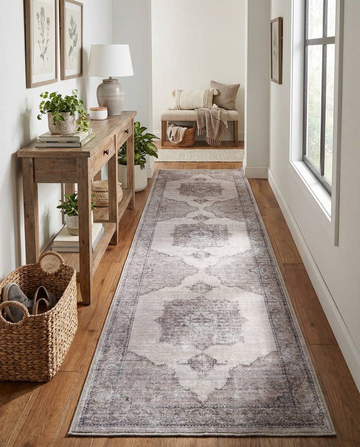 Detail image of 2' 7 x 12' Washable Mangata Runner Rug
