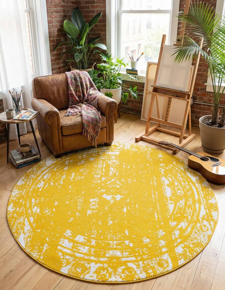 Detail image of 6' x 6' Lennon Round Rug
