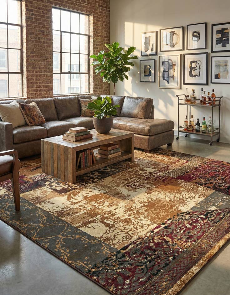 Detail image of 7' 10 x 10' Cafe Rug