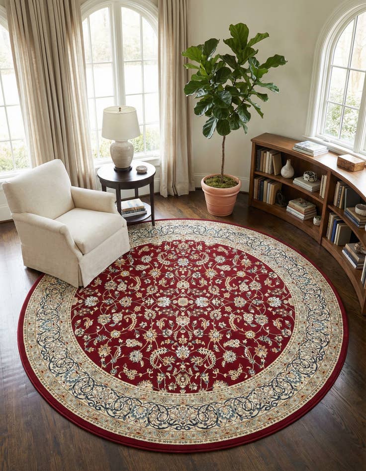 Detail image of 10' x 10' Nain Design Round Rug
