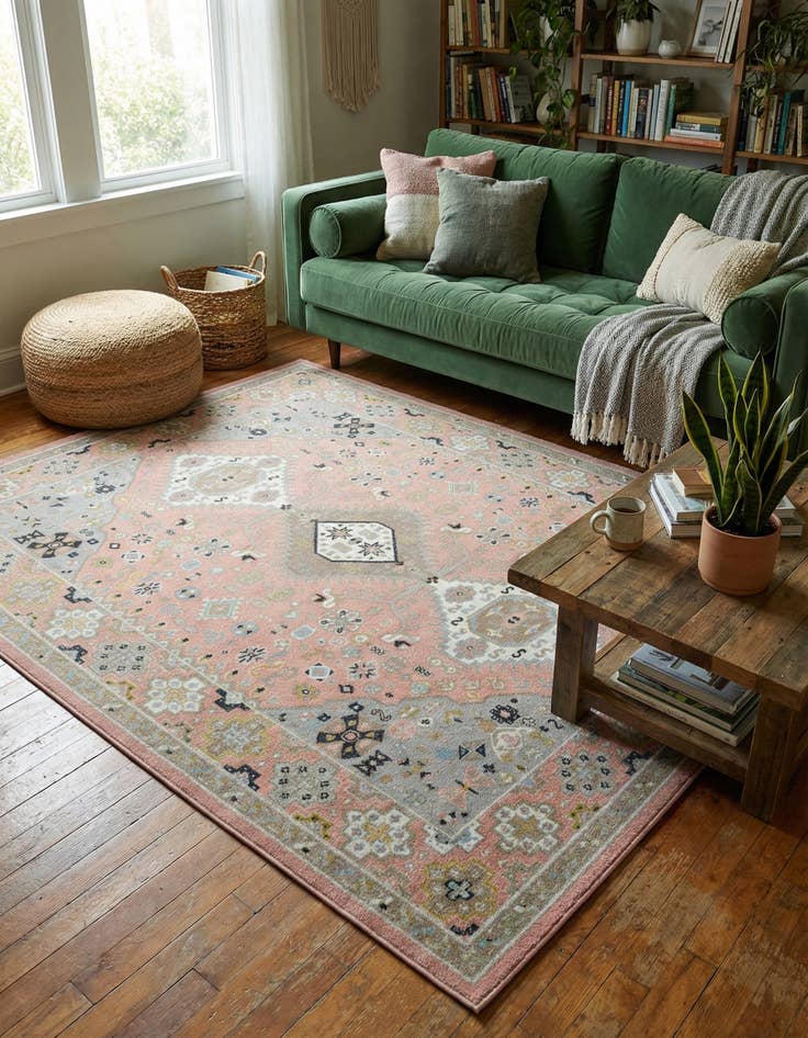 Detail image of 7' 10 x 10' Kamala Washable Rug