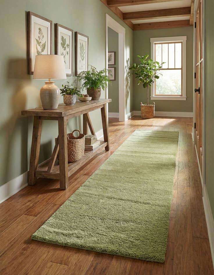 Detail image of  2' 2 x 13' Solid Frieze Runner Rug