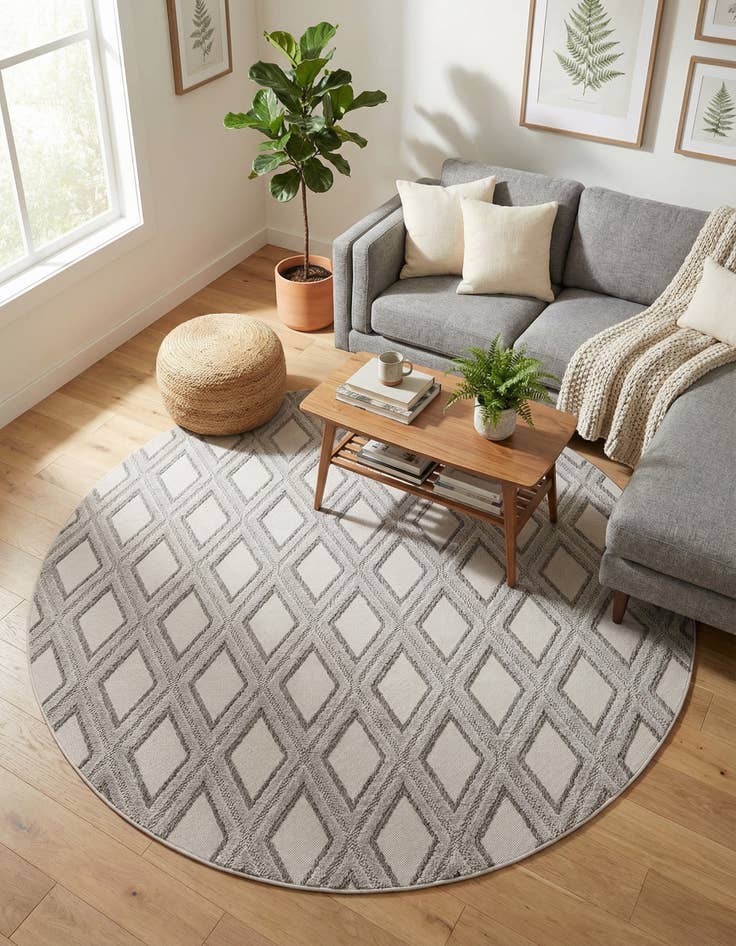 Detail image of 7' x 7' Arlo Round Rug