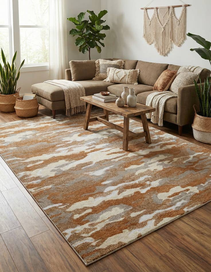 Detail image of 6' x 9' Sepia Rug