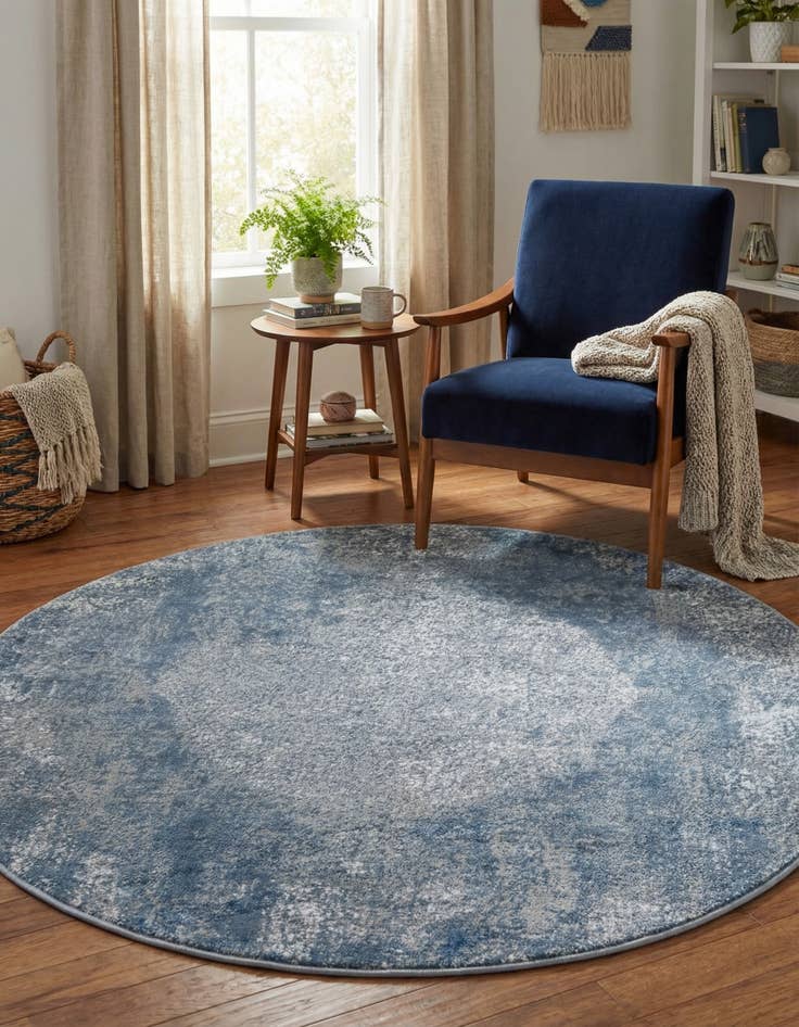 Detail image of 5' 3 x 5' 3 Oregon Round Rug