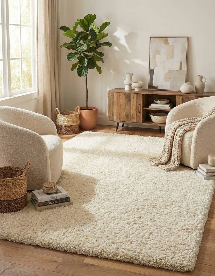 Detail image of 7' x 10' Marilyn Monroe&trade; Shag Rug