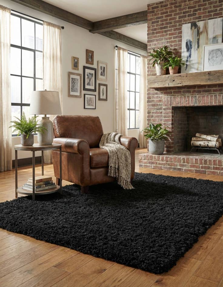 Detail image of 5' x 8' Infinity Shag Rug