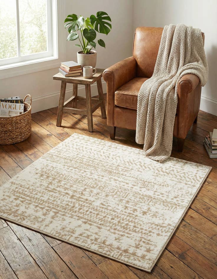 Detail image of 3' 3 x 3' 3 Hermitage Square Rug