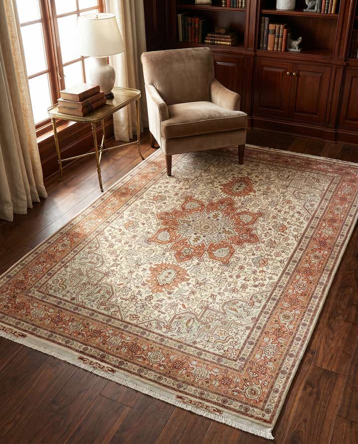 145cm x 215cm Tabriz Vloerkleed