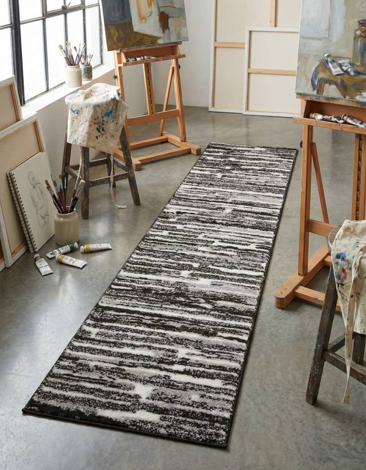 Detail image of  2' x 8' Sepia Runner Rug