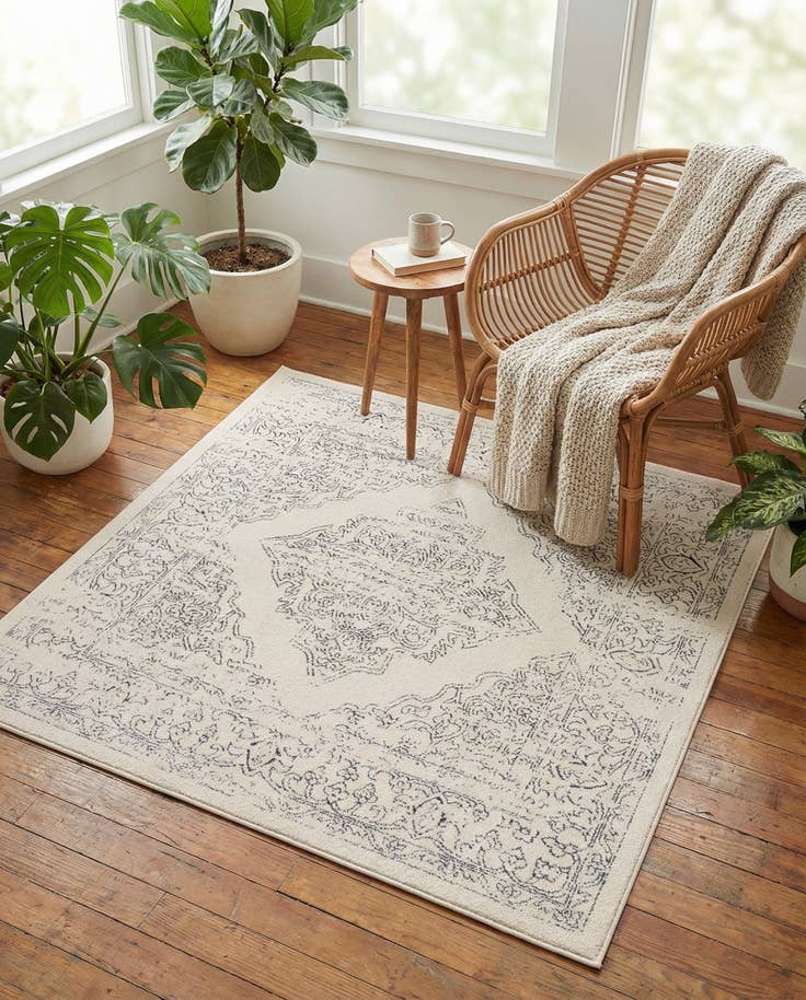 Detail image of 5' x 5' Isabella Square Rug