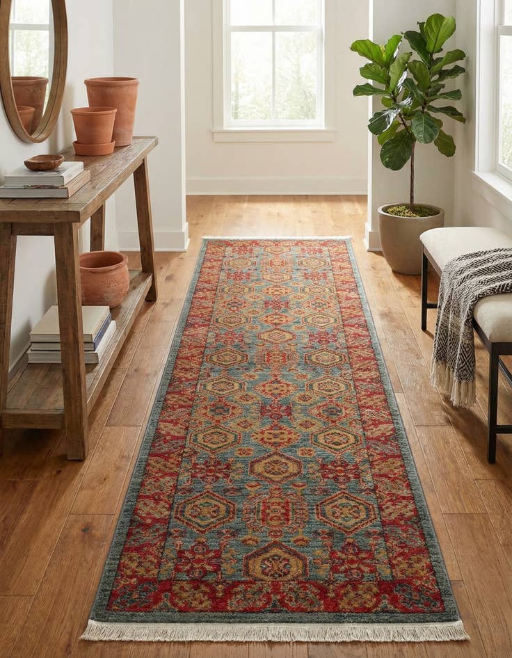 Detail image of 2' 7 x 10' Sara Runner Rug