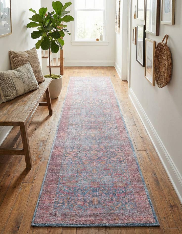 Detail image of 2' 7 x 13' Washable Mangata Runner Rug