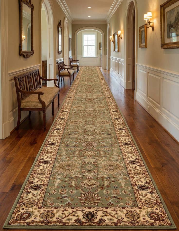 Detail image of 3' x 19' 8 Aditi Runner Rug