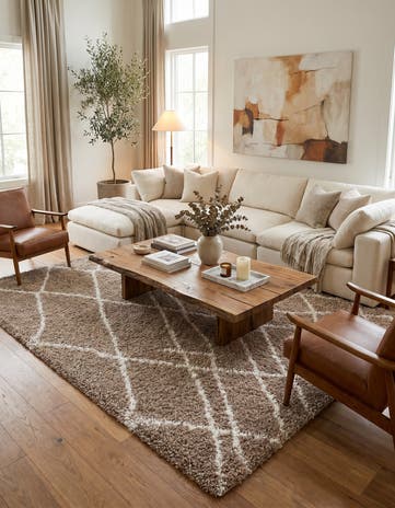 9' x 12' Soft Touch Shag Rug