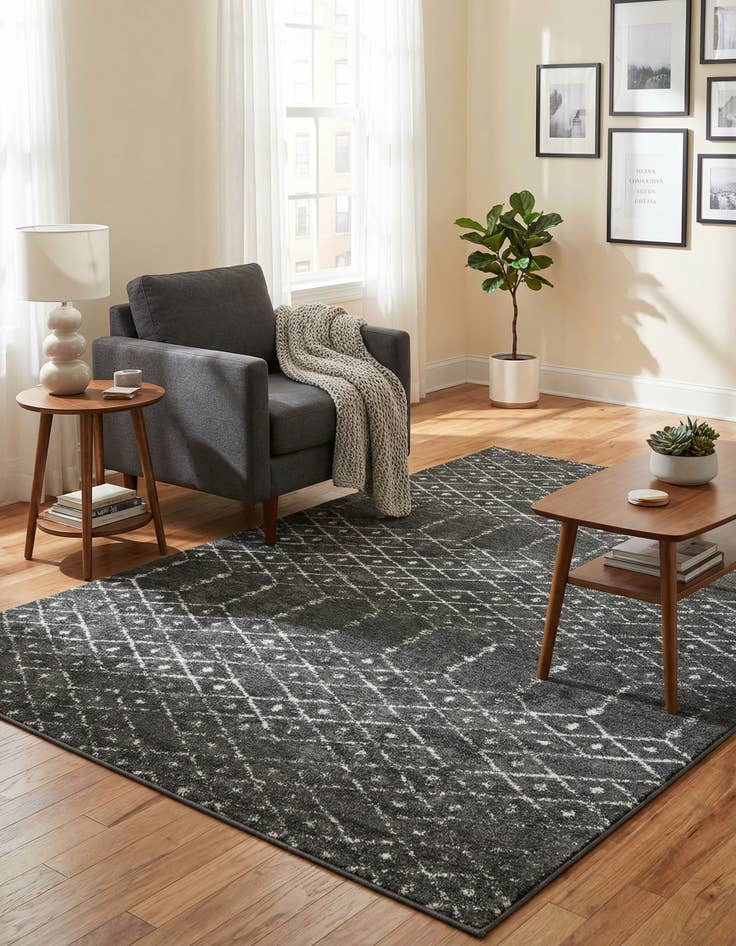 Detail image of 4' x 6' Paxon Trellis Rug