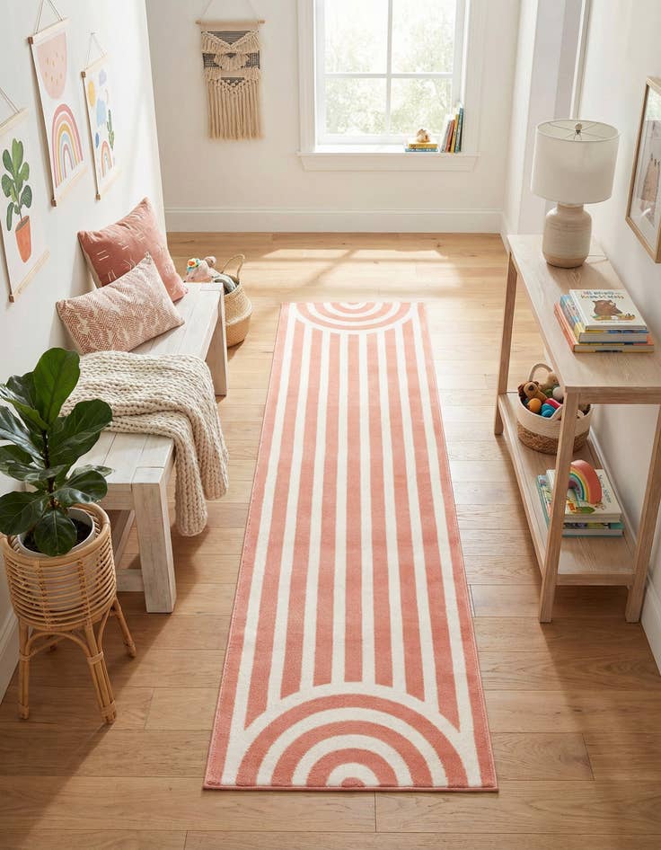 Detail image of 2' x 8' Whimsy Kids Runner Rug