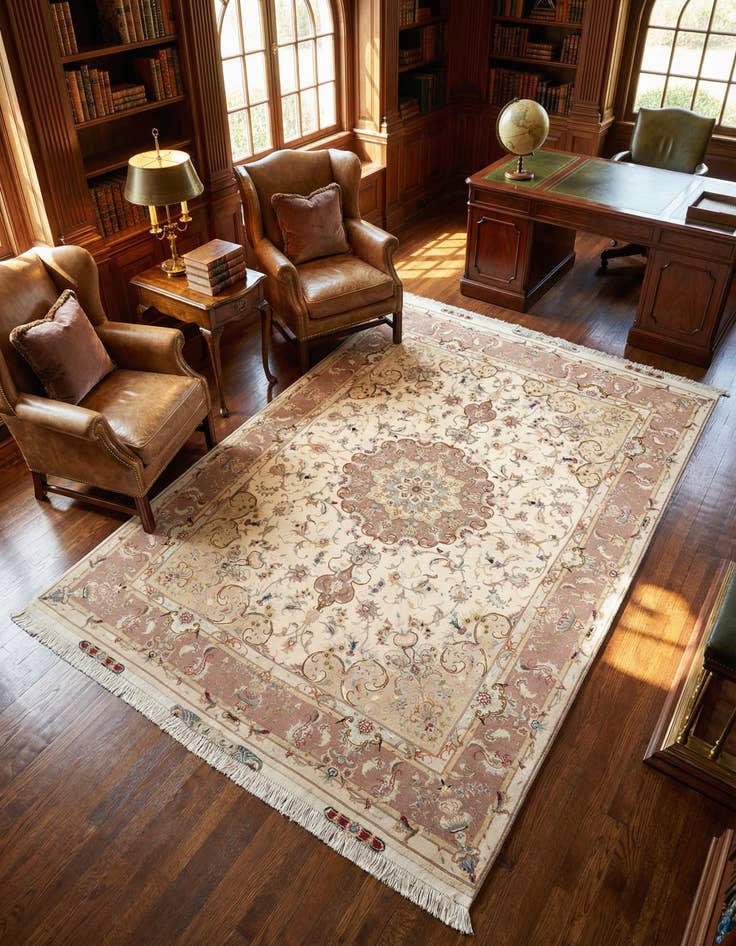 Detail image of 4' 10 x 7' 2 Tabriz Rug