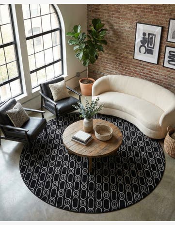 10' x 10' Vogue Geo Round Rug
