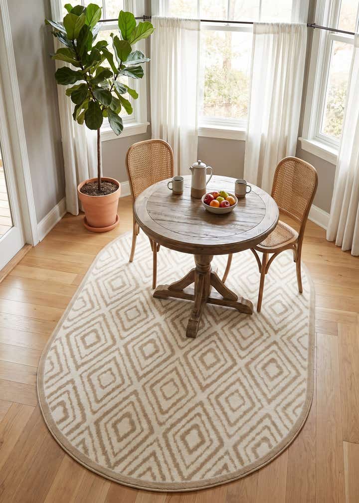 5' 3 x 8' Hermitage Oval Rug
