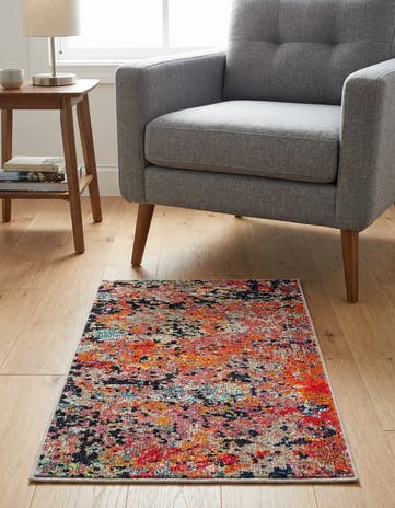 2' 2 x 3' Washable Vivid Rug