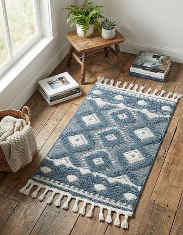 Blue Boho Rug