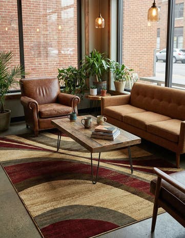 Beige Cafe Rug
