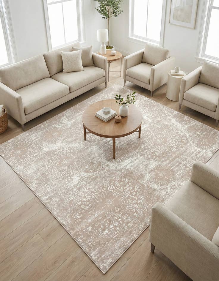 Detail image of 7' 10 x 7' 10 Monte Carlo Square Rug