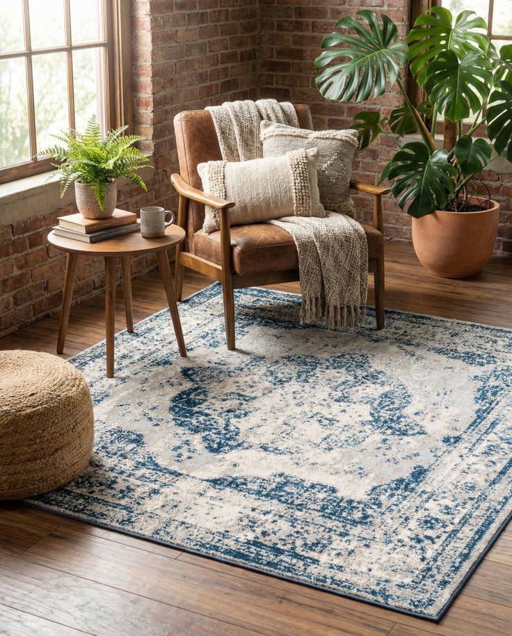 Detail image of 6' x 6' Monte Carlo Square Rug