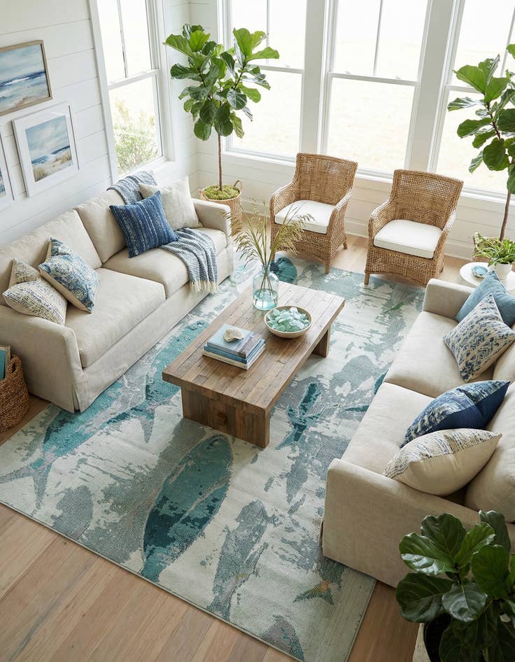 Detail image of 9' x 12' 2 Washable Amalfi Rug