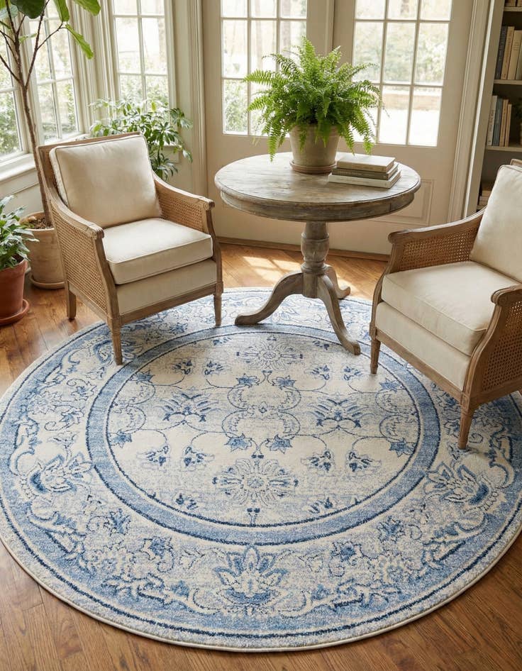 Detail image of 7' 10 x 7' 10 Miranda Round Rug