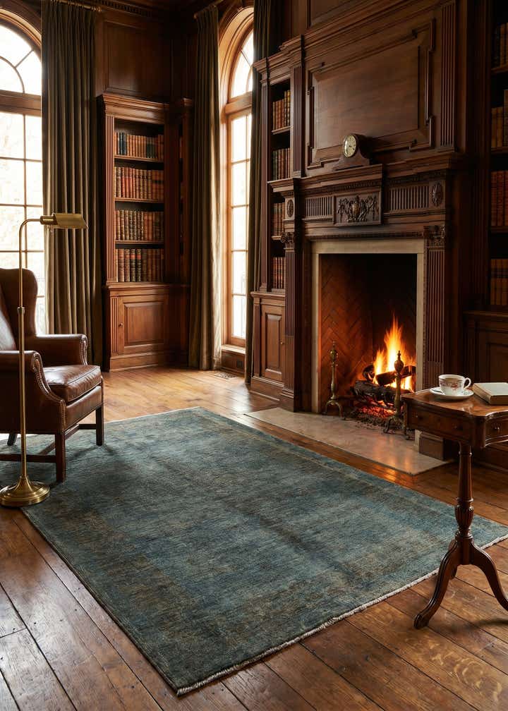 4' x 6' 3 Hand Knotted Over-Dyed Ziegler Rug