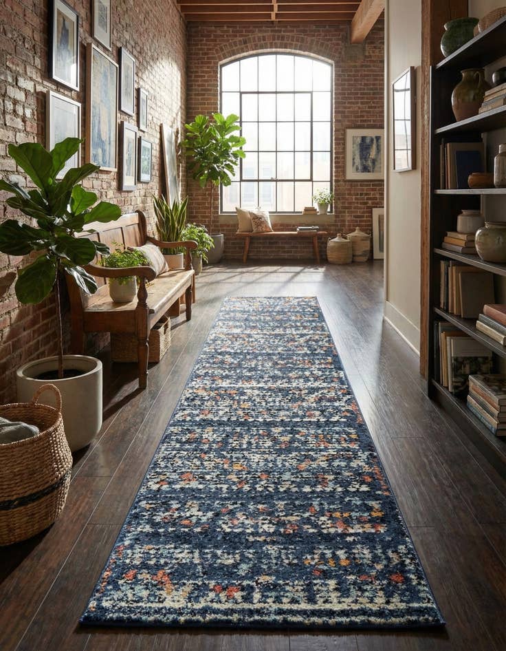 Detail image of 2' 7 x 12' Morocco Runner Rug