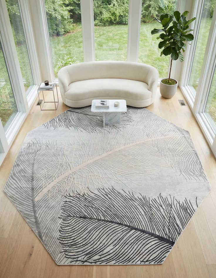 Detail image of 7' 10 x 7' 10 Finsbury Octagon Rug